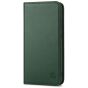 SHIELDON SAMSUNG Galaxy S23 Wallet Case, SAMSUNG S23 Leather Cover Flip Folio Book Case - Midnight Green