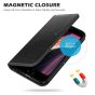 SHIELDON iPhone 8 Wallet Case - iPhone 7 Genuine Leather Kickstand Case - Black - Retro