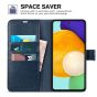 TUCCH SAMSUNG GALAXY A52 Wallet Case, SAMSUNG A52 Flip Case 6.5-inch - Blue