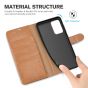 TUCCH SAMSUNG GALAXY A72 Wallet Case, SAMSUNG A72 Flip Case 6.7-inch - Light Brown