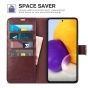 TUCCH SAMSUNG GALAXY A72 Wallet Case, SAMSUNG A72 Flip Case 6.7-inch - Wine Red