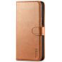 TUCCH iPhone 11 Pro Wallet Case with Strap, iPhone 11 Pro Stand Case with Card Holder - Light Brown