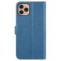 TUCCH iPhone 11 Pro Max Wallet Case for Men, iPhone 11 Pro Max Leather Cover with Magnetic Clasp - Lake Blue