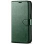 TUCCH iPhone 12 Mini 5.4-inch Flip Leather Wallet Case - Midnight Green