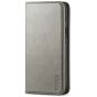 TUCCH iPhone 12 Mini Wallet Case, iPhone 12 Mini Flip Cover, Magnetic Closure Phone Case for Mini iPhone 12 5G 5.4-inch Grey