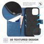 TUCCH iPhone 12 / Pro Wallet Case, iPhone 12 / Pro 5G 6.1-inch Flip Case - Light Blue