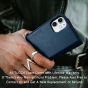 TUCCH iPhone 12 Wallet Case, iPhone 12 Pro Wallet Case, Flip Cover with Stand, Credit Card Slots, Magnetic Closure for iPhone 12 / Pro 6.1-inch 5G Blue