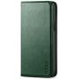 TUCCH iPhone 12 Wallet Case, iPhone 12 Pro Wallet Case, Flip Cover with Stand, Credit Card Slots, Magnetic Closure for iPhone 12 / Pro 6.1-inch 5G Midnight Green