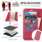 TUCCH iPhone 12 Pro Max Wallet Case, iPhone 12 Pro Max 6.7-inch Flip Case - Red