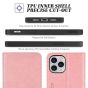 TUCCH iPhone 12 Pro Max Wallet Case, iPhone 12 Pro Max PU Leather Case, Flip Cover with Stand, Credit Card Slots, Magnetic Closure for iPhone 12 Pro Max 6.7-inch 5G Rose Gold