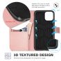 TUCCH iPhone 11 Wallet Case with Magnetic, iPhone 11 Leather Case - Shiny Rose Gold