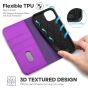 TUCCH iPhone 14 Plus Wallet Case, iPhone 14 6.7-Inch Plus Flip Folio Book Cover, Magnetic Closure Phone Case - Purple