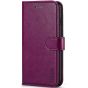 TUCCH iPhone 7 Wallet Case, iPhone 8 Case, iPhone SE 2/3 Gen. Premium PU Leather Case - Plum Purple