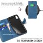TUCCH iPhone XR Wallet Case - iPhone XR Leather Cover - Lake Blue