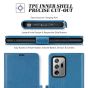 TUCCH SAMSUNG Galaxy Note20 Ultra Wallet Case, SAMSUNG Note20 Ultra 5G Flip Cover Dual Clasp Tab-Lake Blue