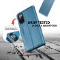 TUCCH SAMSUNG GALAXY S20FE Wallet Case, SAMSUNG S20FE Flip Case 6.5-inch - Lake Blue