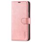 TUCCH SAMSUNG S21FE Wallet Case, SAMSUNG Galaxy S21 FE Case with Magnetic Clasp - Rose Gold