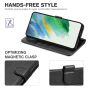 TUCCH SAMSUNG GALAXY S22 Plus Wallet Case, SAMSUNG S22 Plus PU Leather Case Book Flip Folio Cover - Black