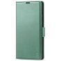 TUCCH SAMSUNG S22 Ultra Wallet Case, SAMSUNG Galaxy S22 Ultra PU Leather Cover Book Flip Folio Case with Dual Magnetic Tab - Myrtle Green