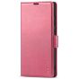 TUCCH SAMSUNG S23 Ultra Wallet Case, SAMSUNG Galaxy S23 Ultra PU Leather Cover Book Flip Folio Case - Hot Pink