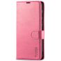 TUCCH SAMSUNG GALAXY S23 Wallet Case, SAMSUNG S23 PU Leather Case Flip Cover - Hot Pink
