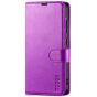 TUCCH SAMSUNG GALAXY S24 Wallet Case, SAMSUNG S24 PU Leather Case Flip Cover - Purple