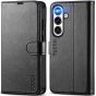 TUCCH SAMSUNG S25 Wallet Case, SAMSUNG Galaxy S25 PU Leather Case with Card Slots RFID Blocking Kickstand Magnetic Closure PU Leather Flip Stand Phone Cover for Galaxy S25 5G (2025)