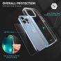 SHIELDON iPhone 13 Pro Max Clear Case Anti-Yellowing, Transparent Thin Slim Anti-Scratch Shockproof PC+TPU Case with Tempered Glass Screen Protector for iPhone 13 Pro Max Crystal Clear - Clear