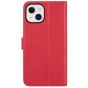 TUCCH iPhone 14 Wallet Case, iPhone 14 PU Leather Case, Folio Flip Cover with RFID Blocking, Credit Card Slots, Magnetic Clasp Closure - Red