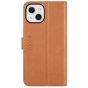 TUCCH iPhone 14 Wallet Case, iPhone 14 PU Leather Case, Folio Flip Cover with RFID Blocking, Credit Card Slots, Magnetic Clasp Closure - Light Brown