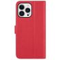 TUCCH iPhone 14 Pro Max Wallet Case, iPhone 14 Pro Max PU Leather Case with Folio Flip Book RFID Blocking, Stand, Card Slots, Magnetic Clasp Closure - Red