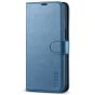 TUCCH iPhone 14 Pro Max Wallet Case, iPhone 14 Pro Max PU Leather Case with Folio Flip Book RFID Blocking, Stand, Card Slots, Magnetic Clasp Closure - Light Blue