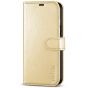 TUCCH iPhone 14 Pro Max Wallet Case, iPhone 14 Pro Max PU Leather Case with Folio Flip Book RFID Blocking, Stand, Card Slots, Magnetic Clasp Closure - Shiny Champagne Gold