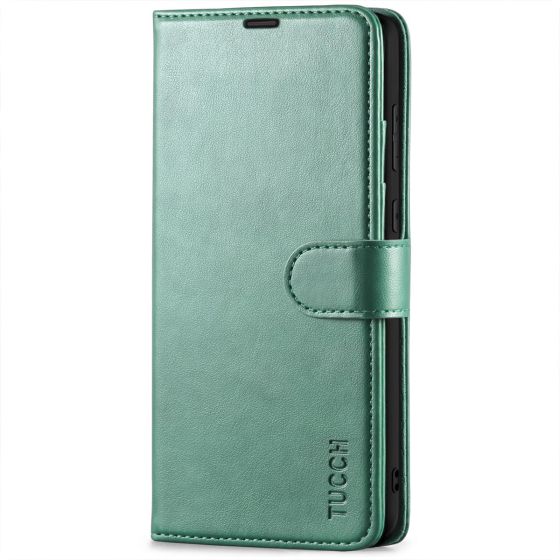TUCCH SAMSUNG GALAXY A33 Wallet Case, SAMSUNG A33 Leather Case Folio Cover - Myrtle Green