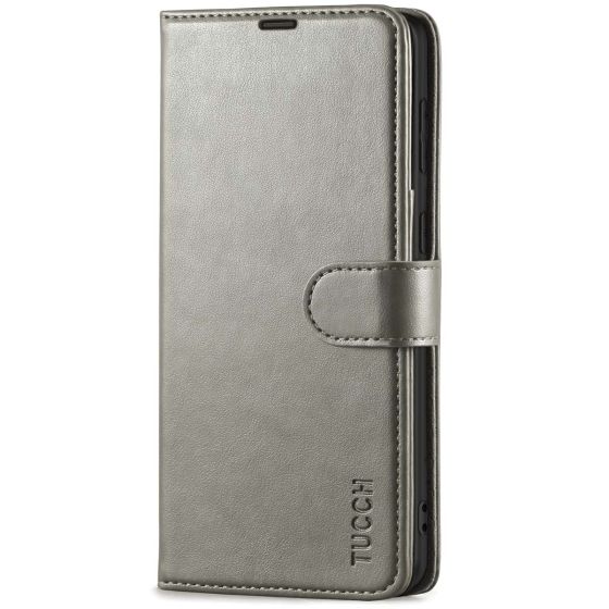 TUCCH SAMSUNG GALAXY S21 Plus Wallet Case, SAMSUNG S21 Plus Flip Case 6.7-inch - Grey