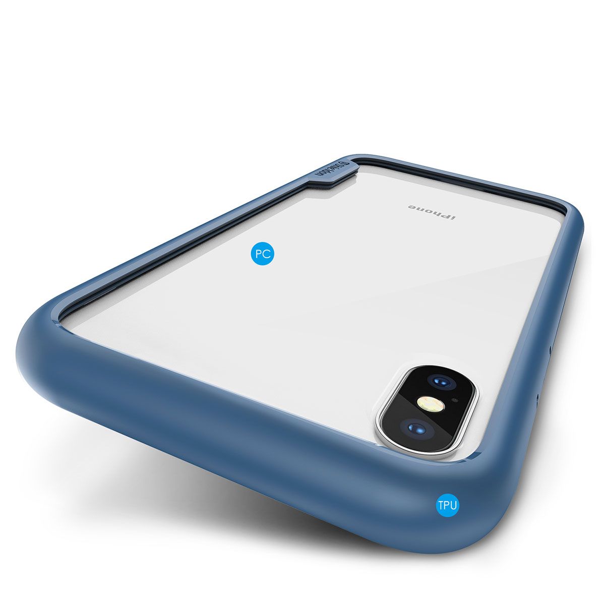 SHIELDON iPhone XS / iPhone Case - Coral blue Apple iPhone X