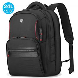 SHIELDON 15.6-inch Laptop Backpack, TSA Friendly Business Computer Bag  Water Resistant 24L Travel Carry-on Notebook Backpack with Adjustable  Laptop 