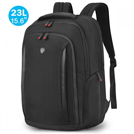 SHIELDON 15.6 Inch Laptop Travel Backpack 23L Business Work Backpack Durable Water Resistant Carry On College School Bag with Anti theft Pocket for