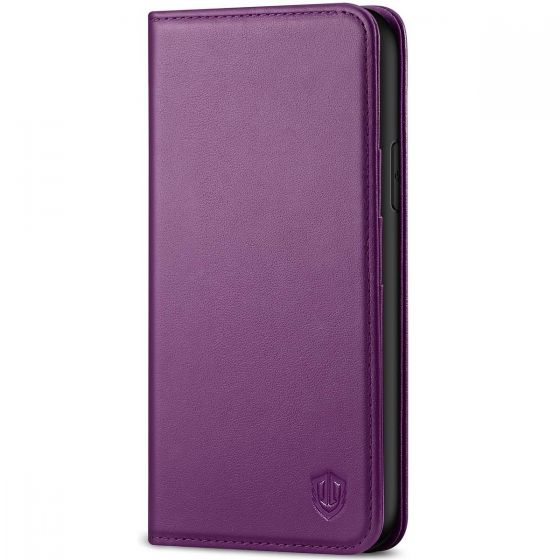 SHIELDON iPhone 11 Leather Cover - iPhone 11 Protective Case - Purple