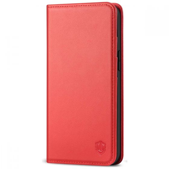 SHIELDON iPhone 12 Mini Wallet Case - Mini iPhone 12 5.4-inch Folio Case - Red