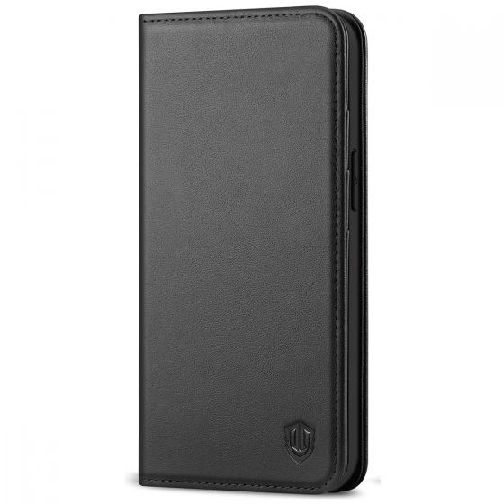 SHIELDON iPhone 13 Mini Wallet Case - Mini iPhone 13 5.4-inch Folio Book Flip Cover - Black