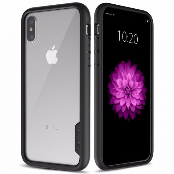 SHIELDON XS Case - Apple iPhone X / iPhone TPU bumper Case Transparent Back Cover - Glacier Series