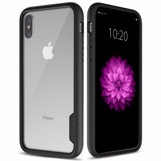 SHIELDON iPhone XS Case iPhone X iPhone 10 TPU bumper Case with Transparent Back Cover Glacier Series
