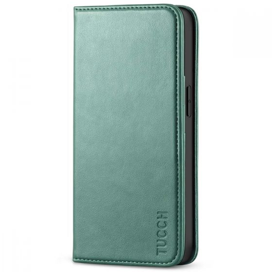 TUCCH iPhone 13 Pro Max Wallet Case, iPhone 13 Max Pro Book Folio Flip  Kickstand With Magnetic Clasp