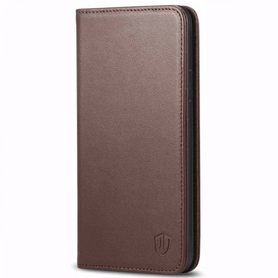 SHIELDON iPhone 7 Plus Book Case, kickstand Design, Handcrafted, Genuine Leather
