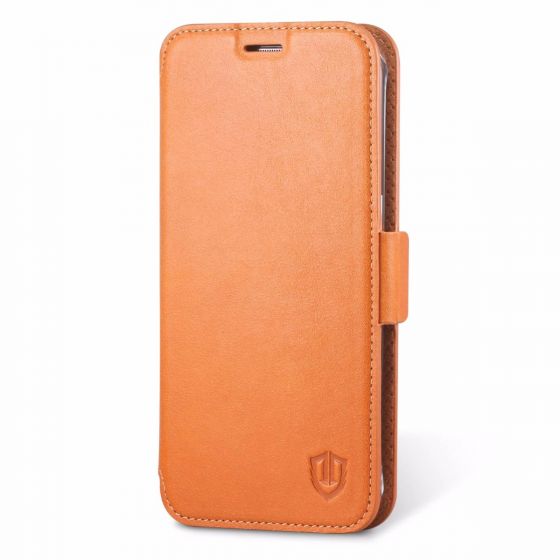 SHIELDON Galaxy S7 Edge Wallet Case - Genuine Leather Case