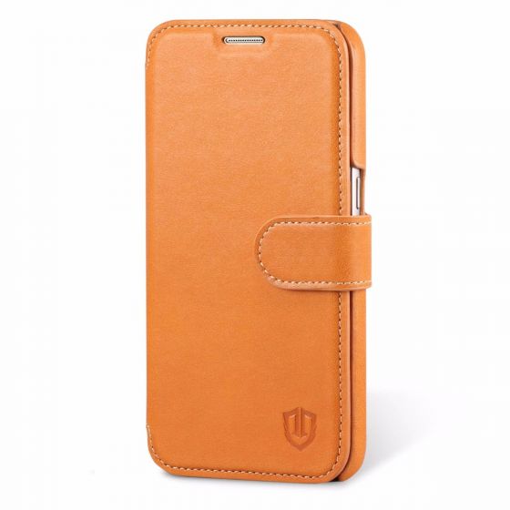 SHIELDON Galaxy S7 Edge Case - Genuine Leather Case