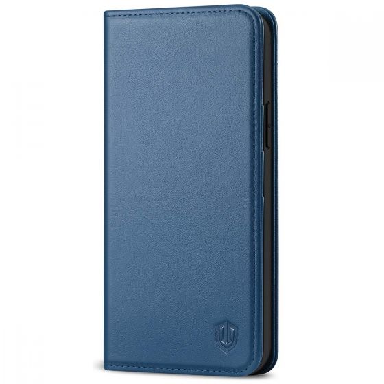 SHIELDON iPhone 12 Wallet Case - iPhone 12 Pro 6.1-inch Folio Leather Case - Royal Blue