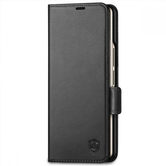 SHIELDON SAMSUNG Z Fold4 Wallet Case, Fold 4 Genuine Leather Cases with S Pen