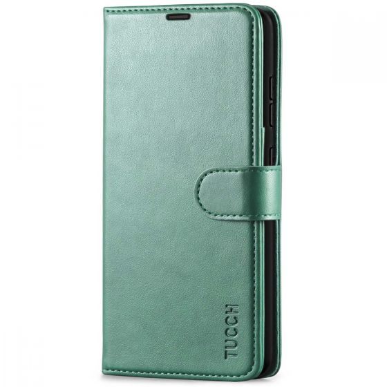 TUCCH SAMSUNG GALAXY A52 Wallet Case, SAMSUNG A52 Flip Case 6.5-inch - Myrtle Green